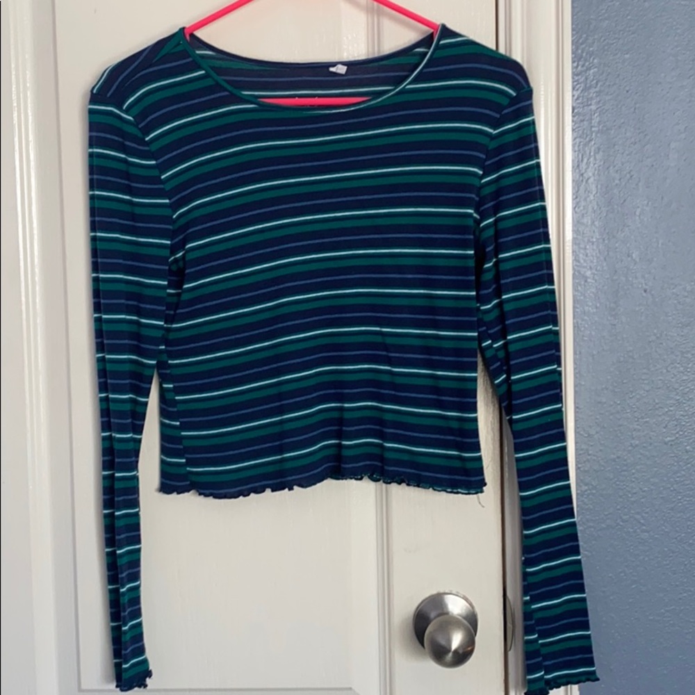 PacSun long sleeve crop top
